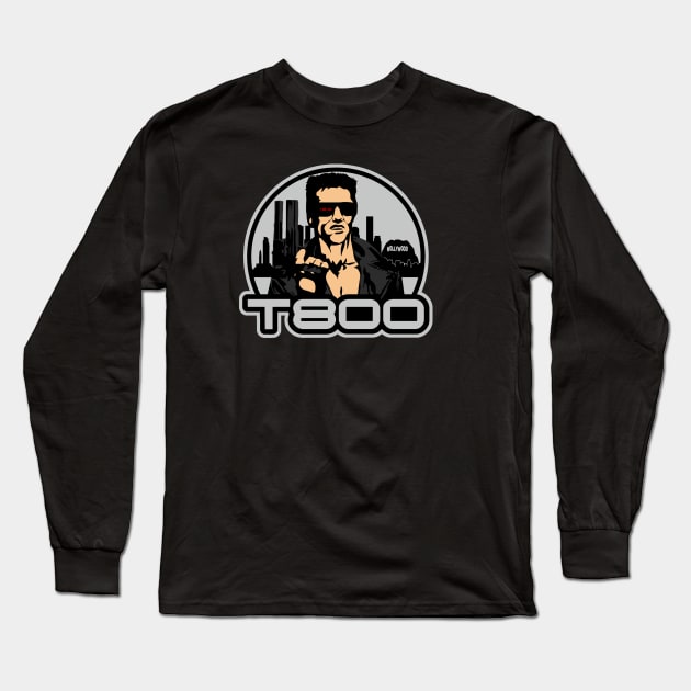 t800 Long Sleeve T-Shirt by carloj1956